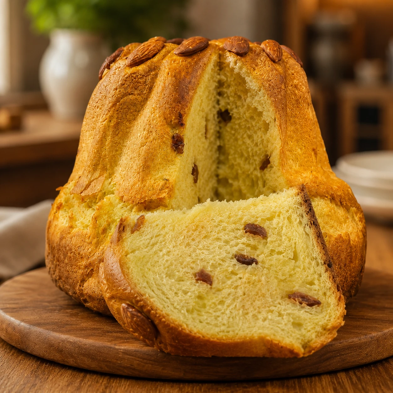 Détail du kouglof alsacien artisanal de La Flambée de Thierry