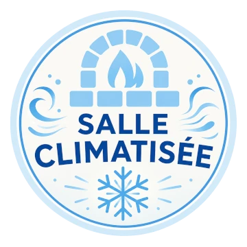 Salle climatisée à La Flambée de Thierry